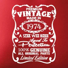 Vintage Etiketa - 1974