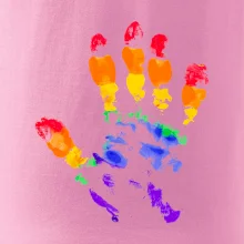 LGBT hand print