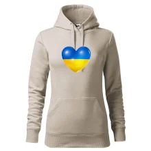 Ukrajina srdce vlajka