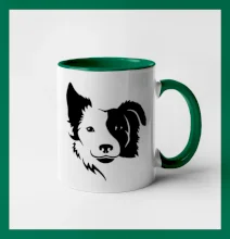 Border kólia obrys hlavy