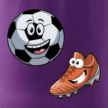 Parové tričko - Kopačka a lopta