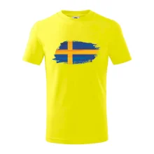 Švédska vlajka kreslená