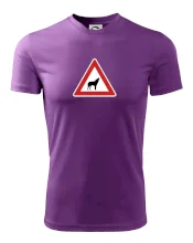 Dopravná značka - Pozor vlk