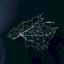 Mallorca - cestná mapa