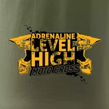 Motocross adrenaline level high Motocross adrenaline level high