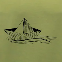 Letná romantika - papierová loďka