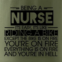 Being a nurse - bike