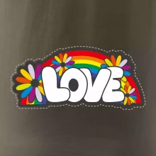 Love s dúhou v pozadí