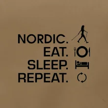 Nordic walking eat sleep