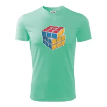 Rubikova kocka kreslená