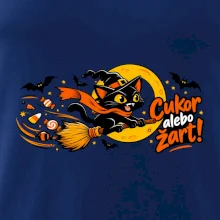 Cukor alebo žart - čierna mačka na metle