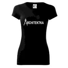 Architektka nápis