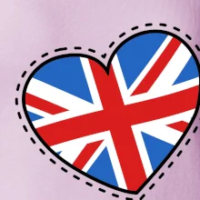 Británia srdce prsník