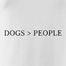 Dogs > People