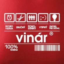 Čiarový kód - vinár