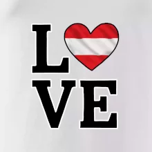 Love Rakúska vlajka