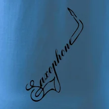 Saxophone nápis Saxophone nápis