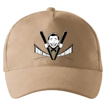 Vysmiatý kreslený skokan