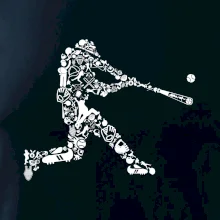 Hráč basebalu ikony