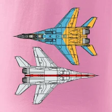 Mig 29 Fulcrum zo spoda a zo shora