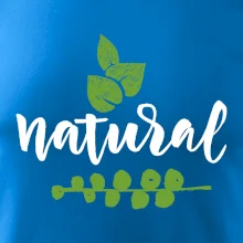 Natural - nápis v listoch