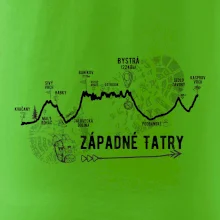 Profil kopca Západné Tatry
