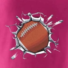 Americký futbal lopta v triku