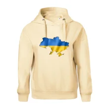 Ukrajina vlajka mapa