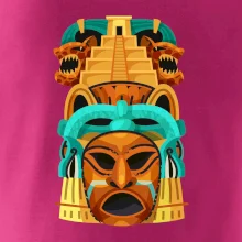 Mayová maska s pyramídou