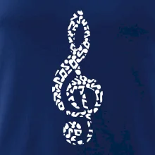 Husľový kľúč z nôt