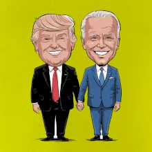 Trump a Biden - veľký kamaráti
