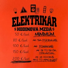 Hodinová mzda elektrikár Hodinová mzda elektrikár
