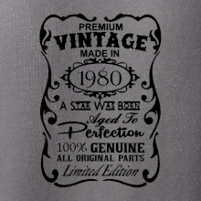 Vintage Etiketa - 1980