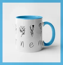 Kvitnem - Nápis s kvetinami