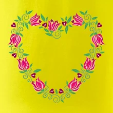 Červené tulipánové srdiečko (Pecka design) Červené tulipánové srdiečko (Pecka design)