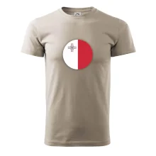 Vlajka Malta okrúhla veľká