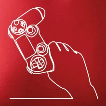 Herný ovládač jedným ťahom Herný ovládač jedným ťahom