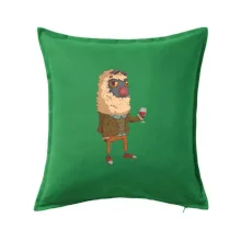 Alpaka s vínom muž