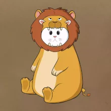 Mačka v prevlečení leva