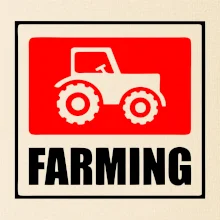 Farming traktor logo Farming traktor logo