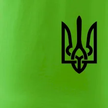 Ukrajina trojzubec prsník