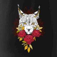 Rys s červenými ružami (Pecka design)