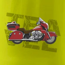 Cestovná motorka Amerika červená Cestovná motorka Amerika červená