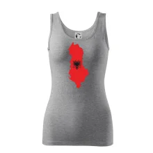 Albánsko mapa a znak