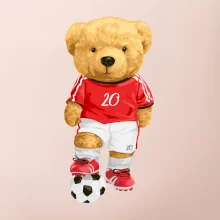 Futbalista medvedík číslo