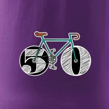 Narodeniny 50 rokov na bicykli