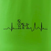 Ekg mamička a dievča + chlapec