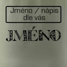 Folklór - meno - nápis