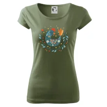 Folklór - sliepky s margarétkami Folklór - sliepky s margarétkami