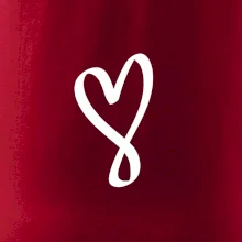 Srdce nekonečno na prsník